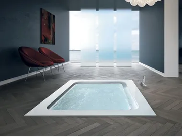 INFINITY BOLLA R - Hydromassage rectangular bathtub by Gruppo Geromin - view 2